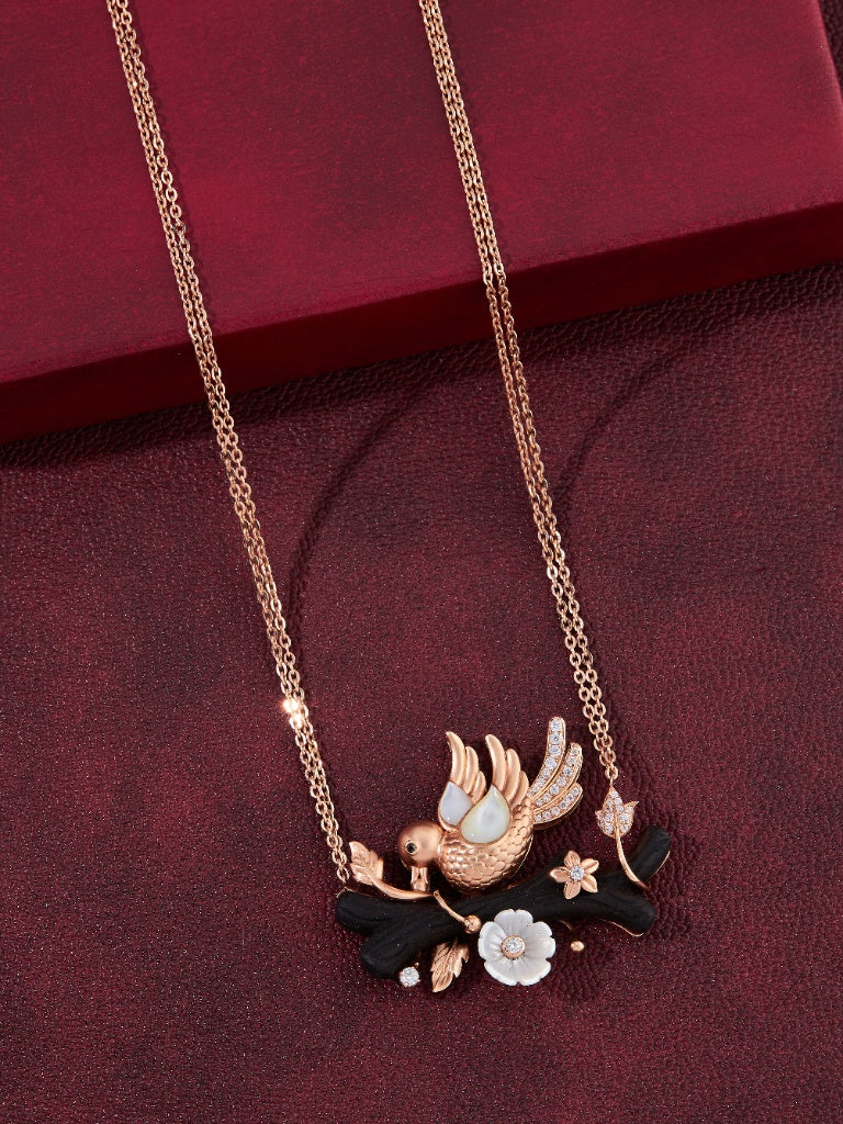 Artisan "Bird on a Branch" Necklace