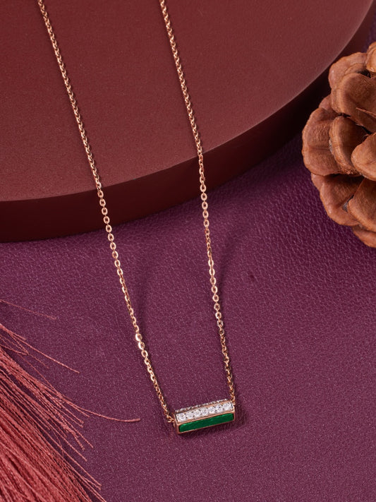 Sleek Bar Pendant Necklace