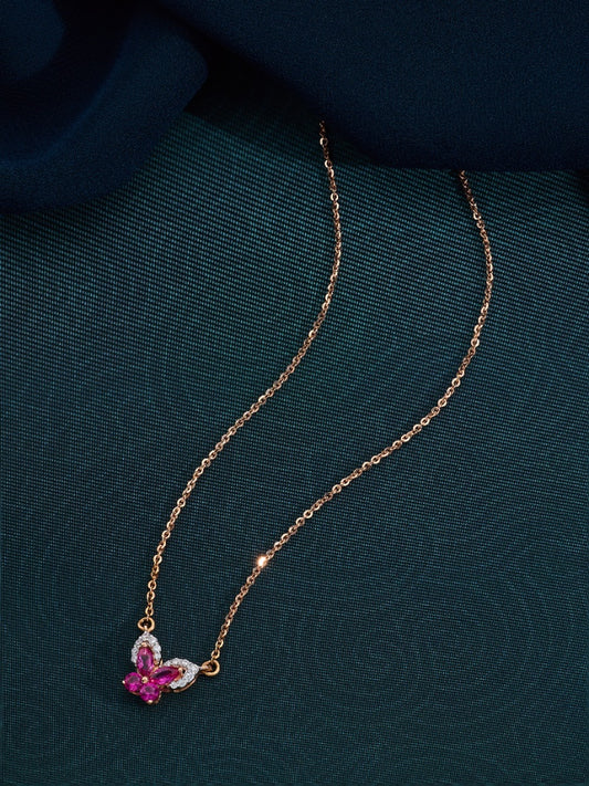 Delicate Butterfly Pendant Necklace