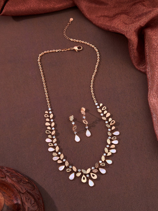 Floral Garland Necklace Set