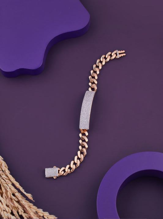 Curb Link Diamond Bracelet